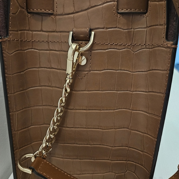 LIKE NEW MK Hamilton embossed leather Croc bag - Picture 3 of 6
